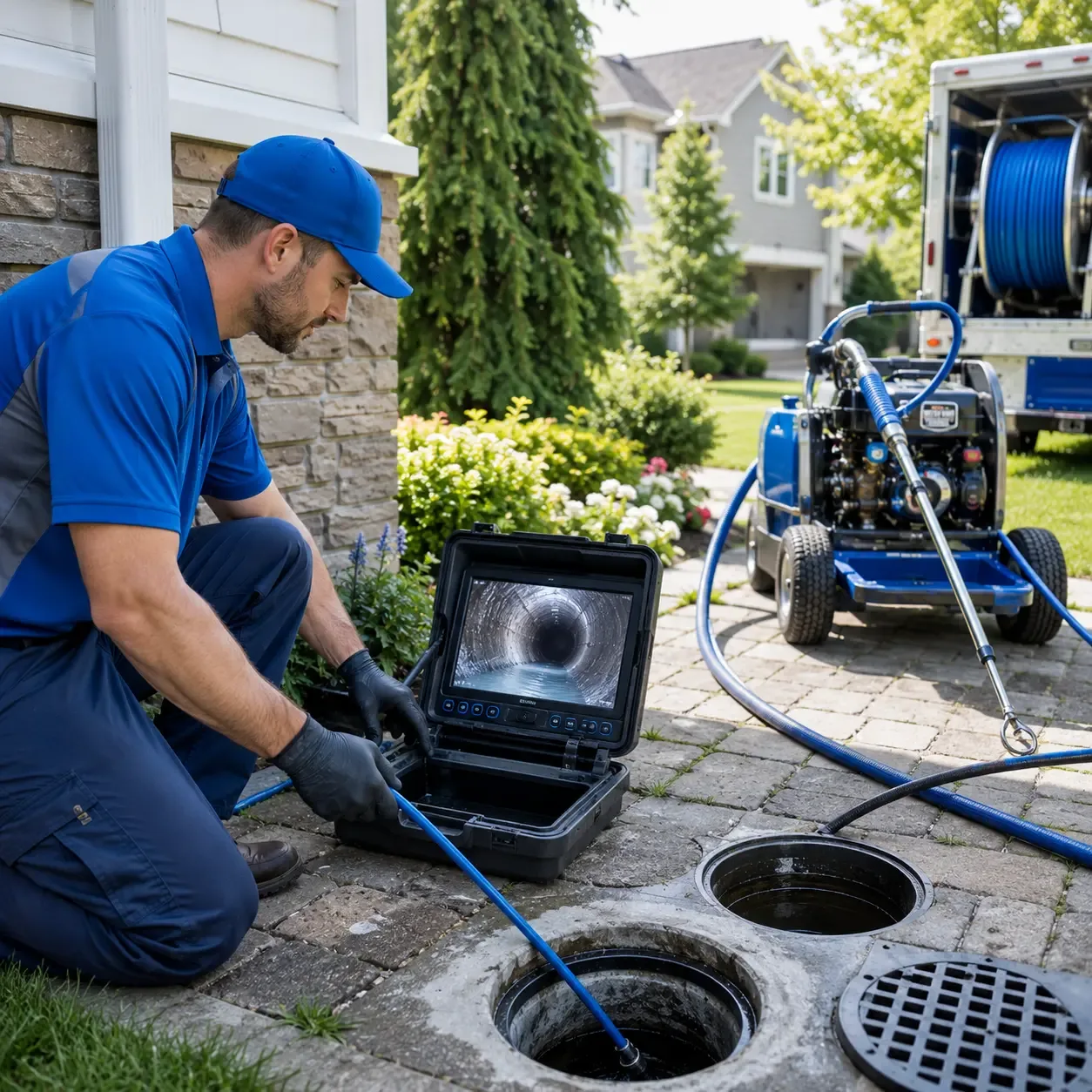 Outdoor drain cleaning professionals serving Saxis, VA